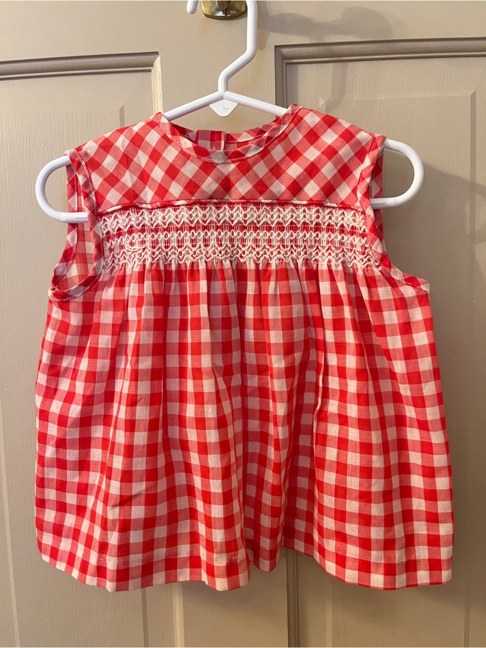 Vintage Girls Gingham Dress
